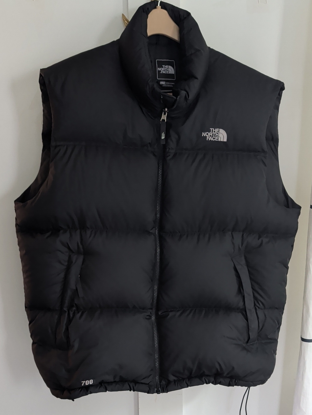Like New Men's XL The North Face Classic Black Zip Up Puff Puffer Vest
